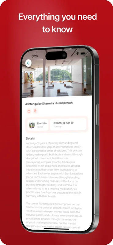 Sharmila Yoga Zone screen 3