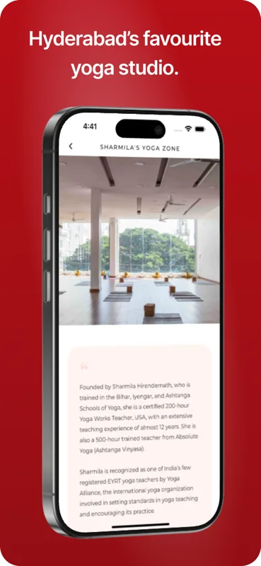 Sharmila Yoga Zone screen 7